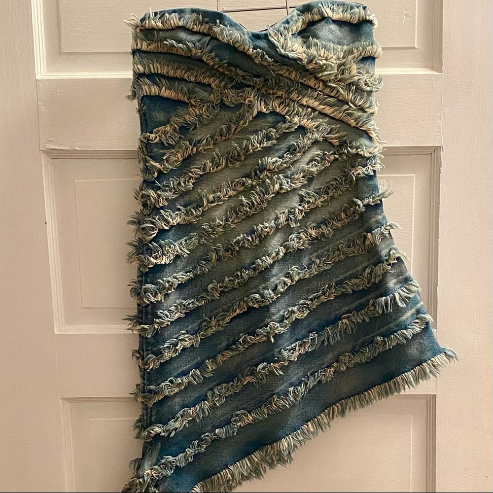 Astonish denim dress. Bought it in a sample sale in NYC.